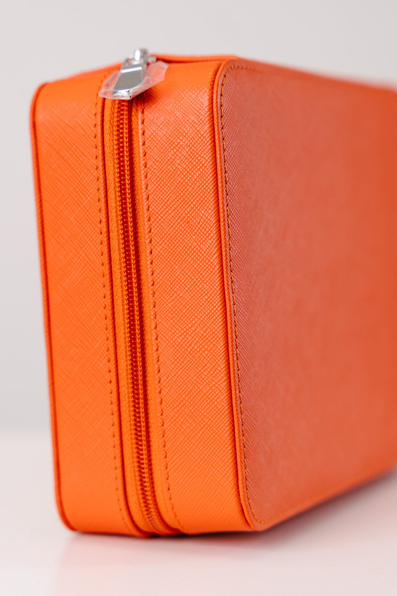 Watchbox für 8 Uhren Saffiano-Leder - Orange
