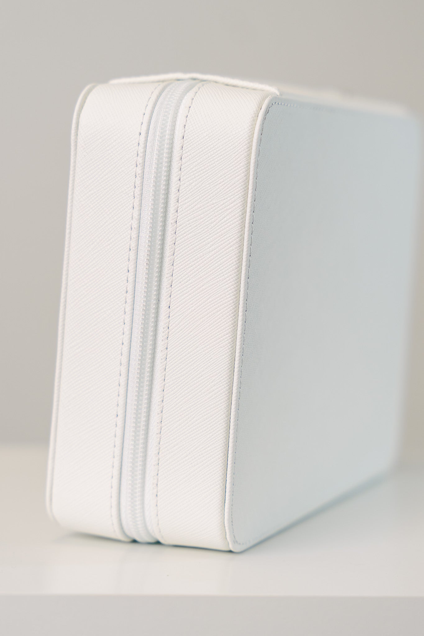 Watchbox für 8 Uhren - Saffiano-Leder - Weiß