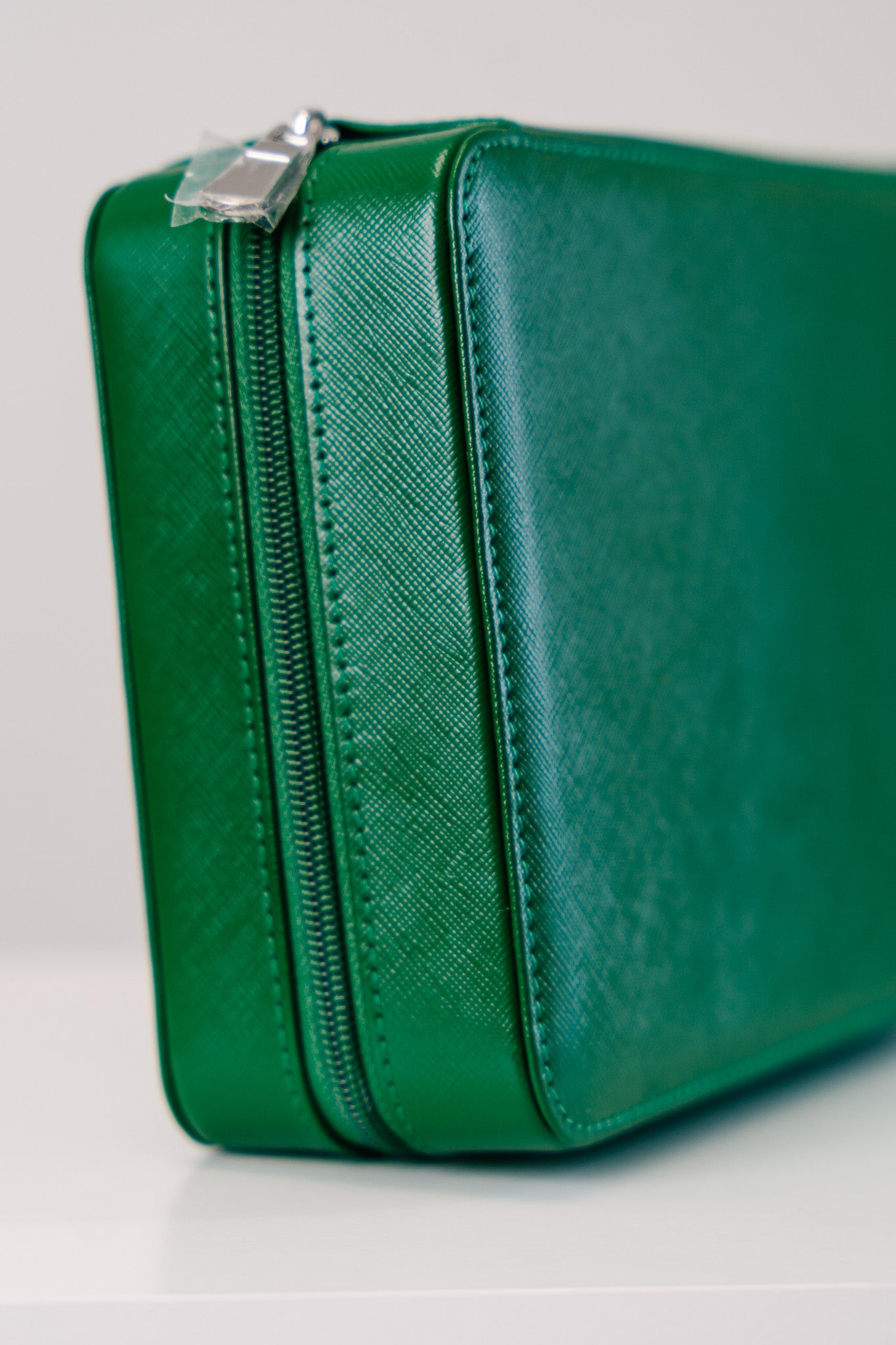 Watchbox für 8 Uhren Saffiano-Leder - Grün