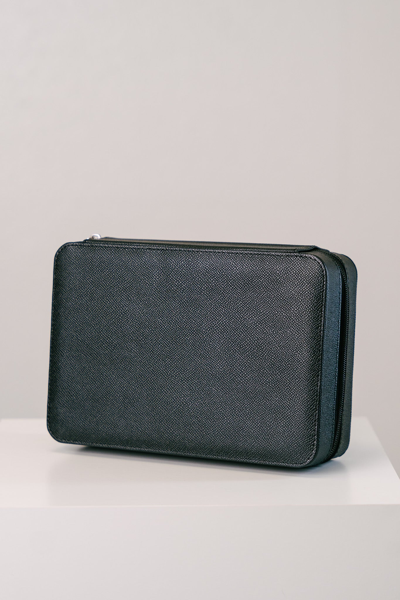 Watchbox für 8 Uhren Saffiano-Leder - Schwarz