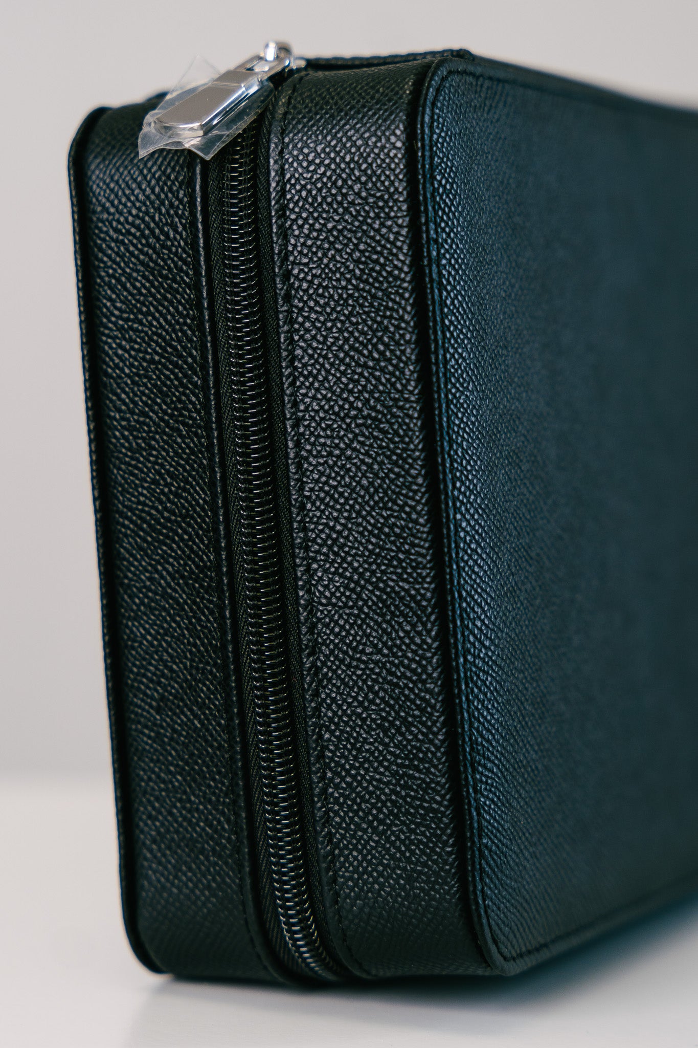 Watchbox für 8 Uhren Saffiano-Leder - Schwarz