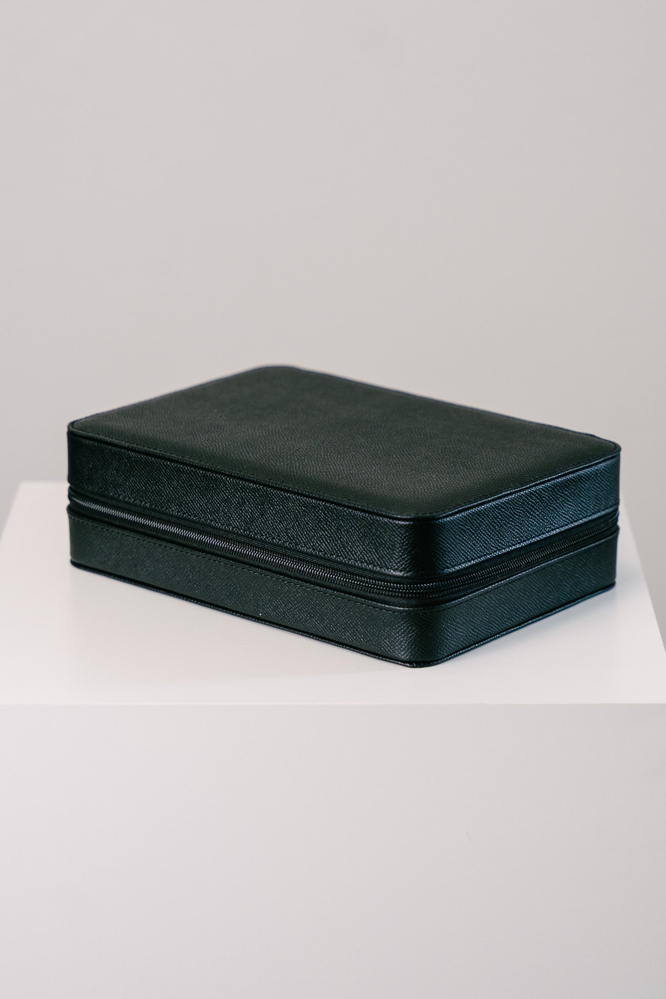 Watchbox für 8 Uhren Saffiano-Leder - Schwarz