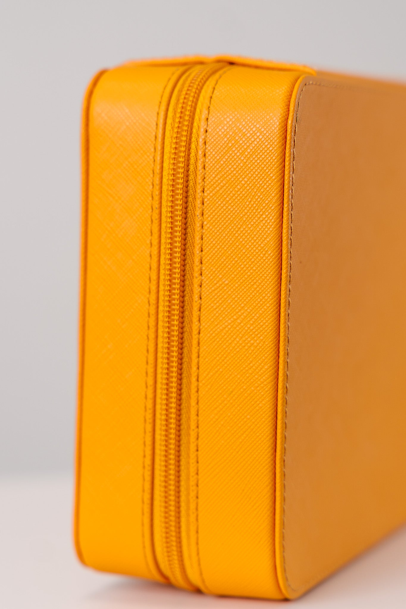 Watchbox für 8 Uhren Saffiano-Leder - Gelb