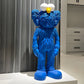 Royal Blue Furry Clowny Sculpture 135cm