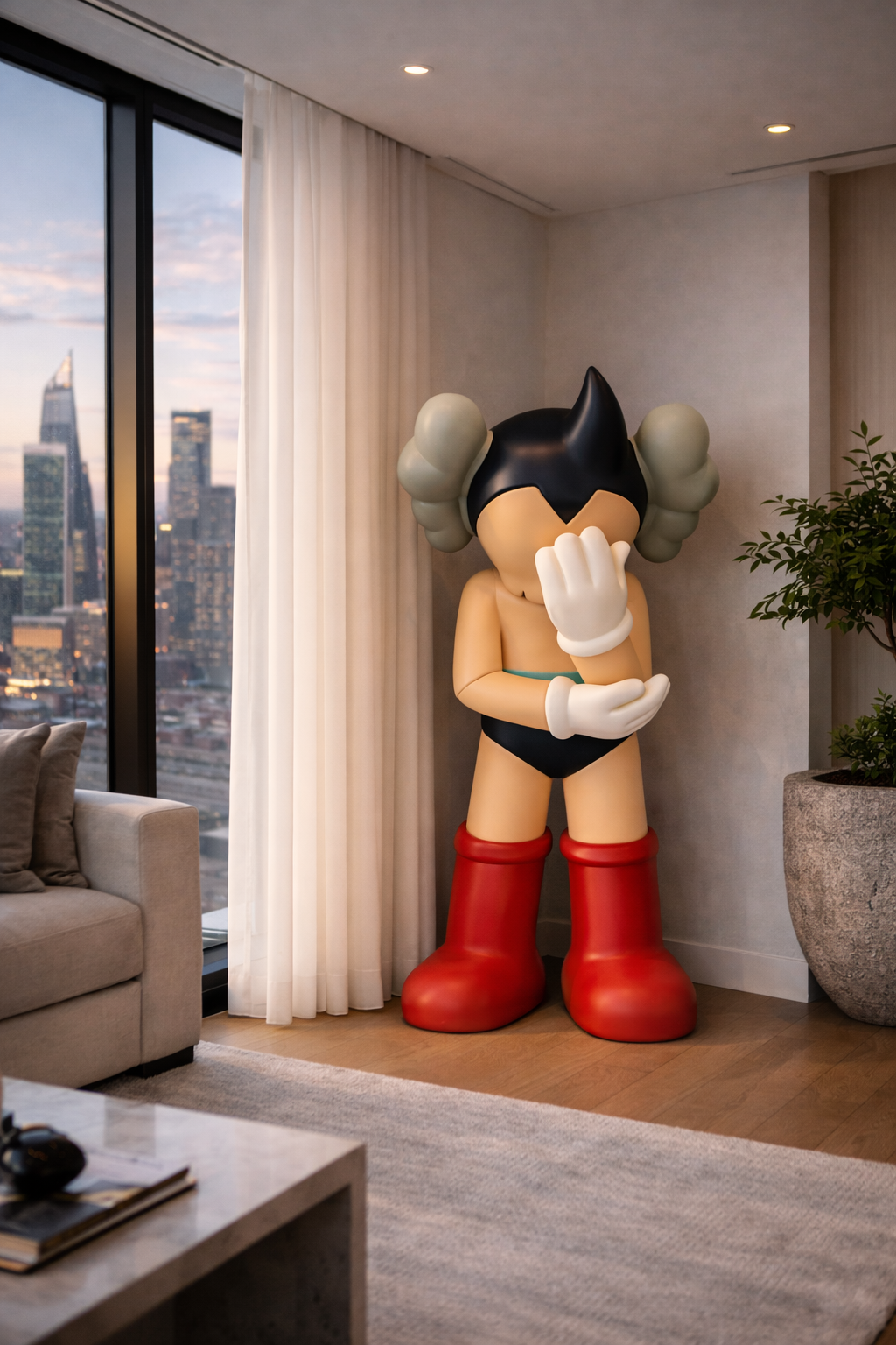 Cosmic Boy-Sculpture– Ikonische Design- 140cm