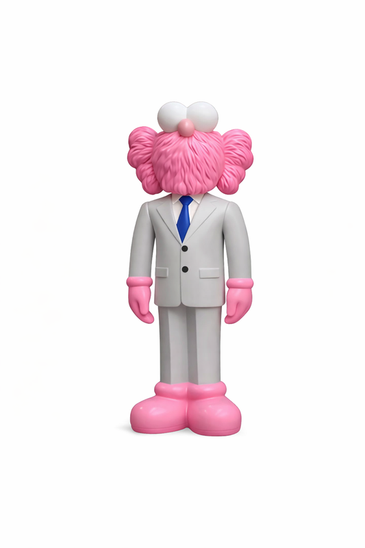 Grey Suit Clowny CEO Sculpture - 90cm