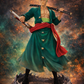 Roronoa Zoro – Life-Size Sculpture  2,00 m