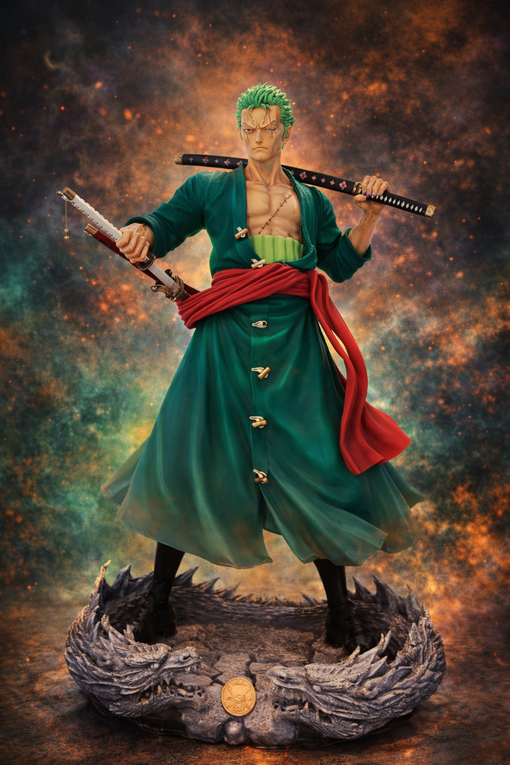 Roronoa Zoro – Life-Size Sculpture  2,00 m