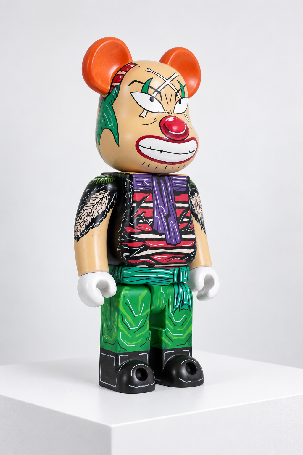 Custom Buggy Bearbrick 400% (28 cm) – One Piece Pirate Edition