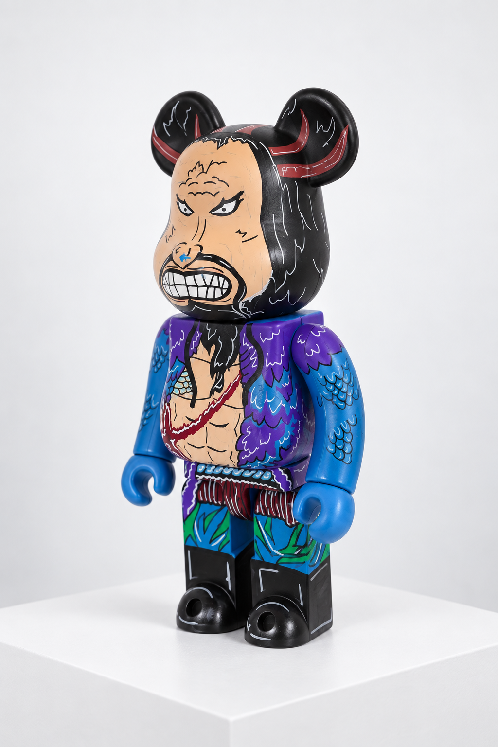 Custom Kaido Bearbrick – One Piece Edition – 28 cm