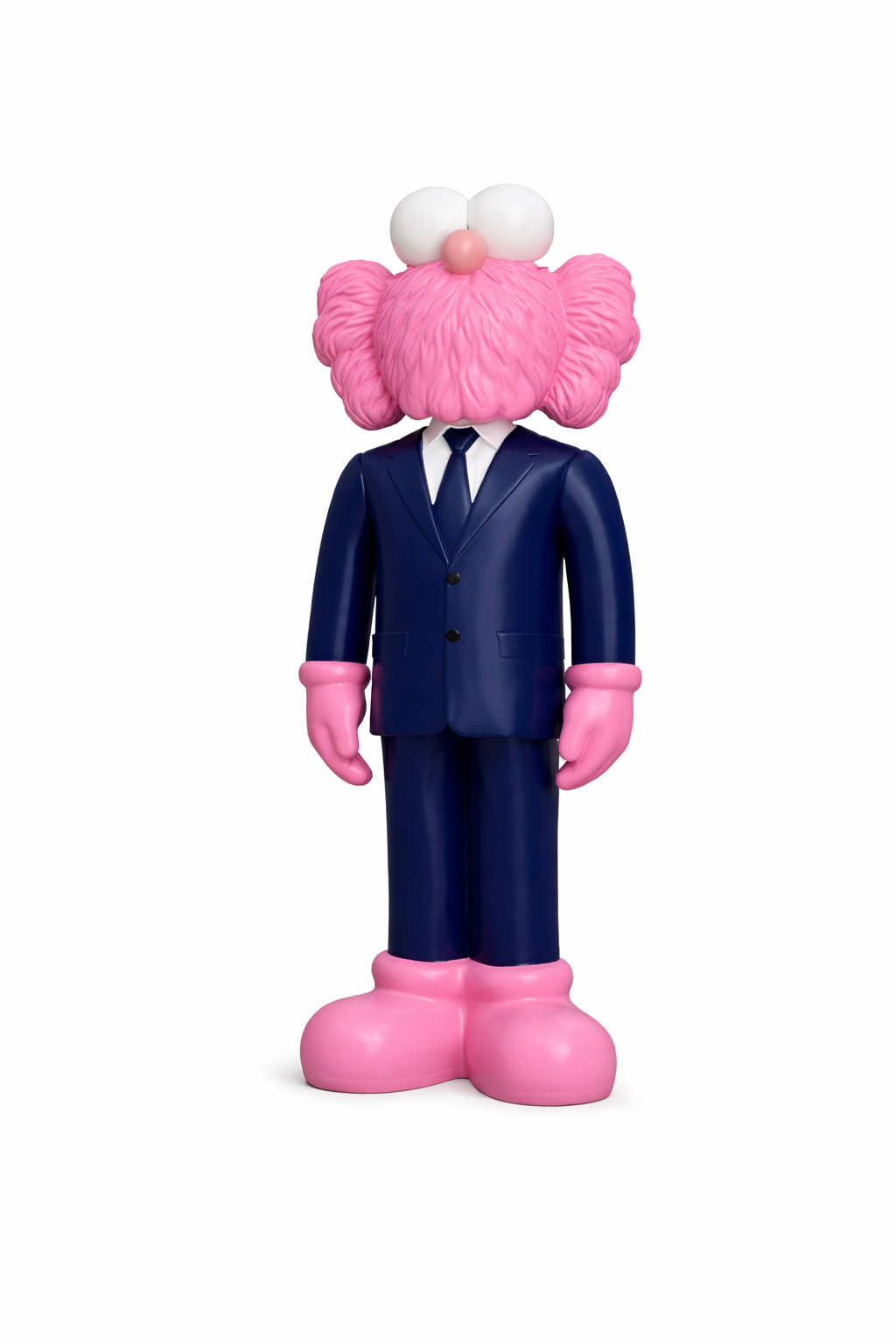 Navy Blue Suit Clowny CEO Sculpture - 90cm