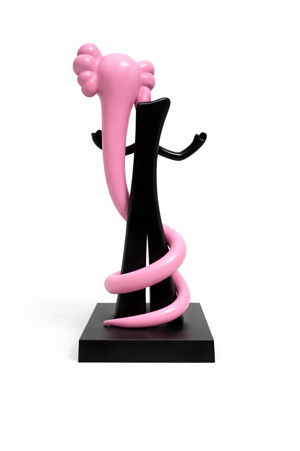 Petal Pink – Clowny Snake Sculpture 176cm