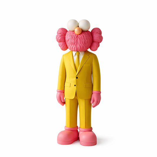 Yellow Suit Clowny CEO Sculpture - 90cm