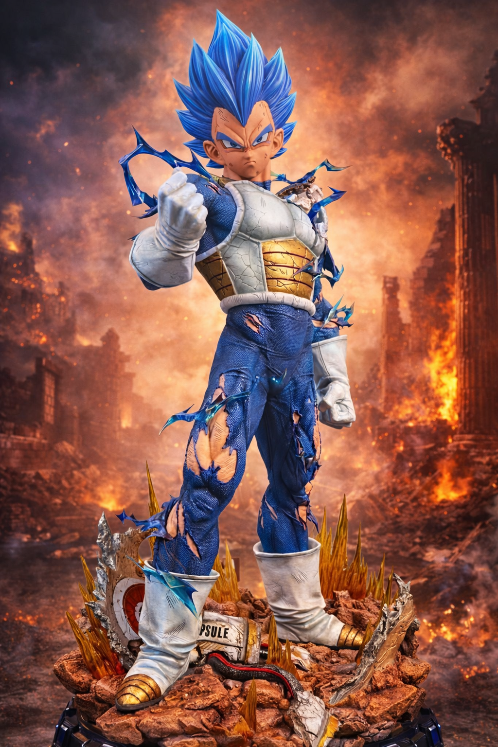 Super Saiyan Blue Vegeta – Life-Size Sculpture 2,00m