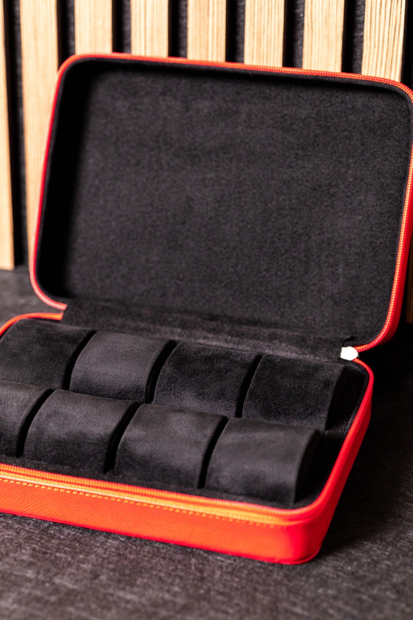 Watchbox für 8 Uhren Red